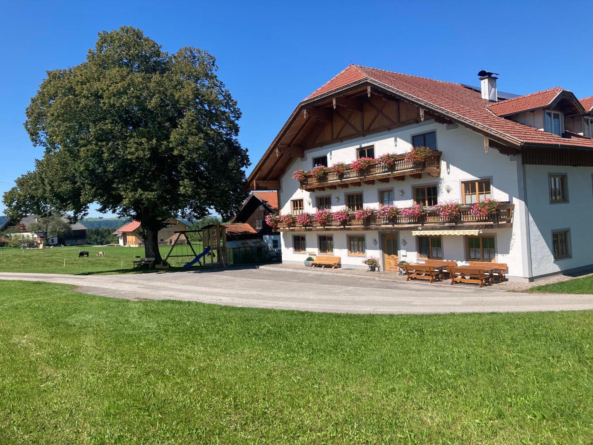 Biohof-Feichtinger Appartement Zell am Moos Buitenkant foto